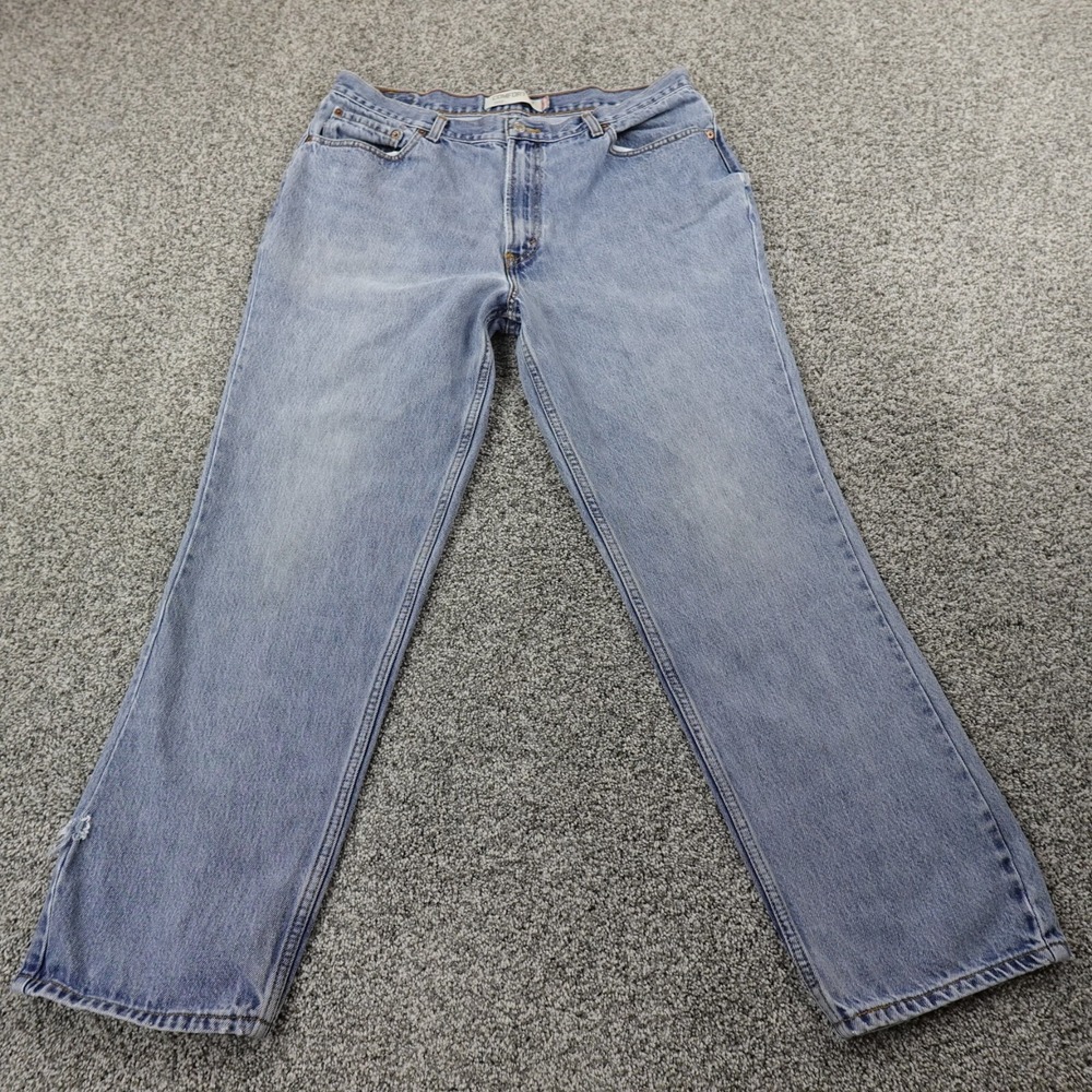 Levis Jeans Mens 36X30 Light Blue Denim Pants 560 Comfort FIt Loose Straight Y2K
